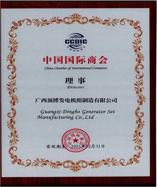 顶博-中国国际商会 理事